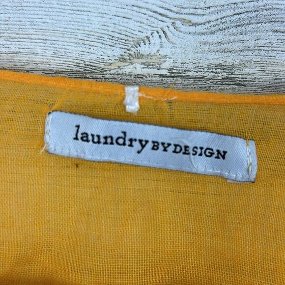 Laundry By Design Womens One size yellow fringe kimono medium length - Picture 2 of 4